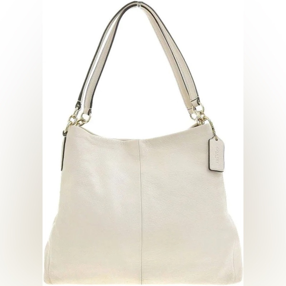 Coach Phoebe White Leather Women's Bag